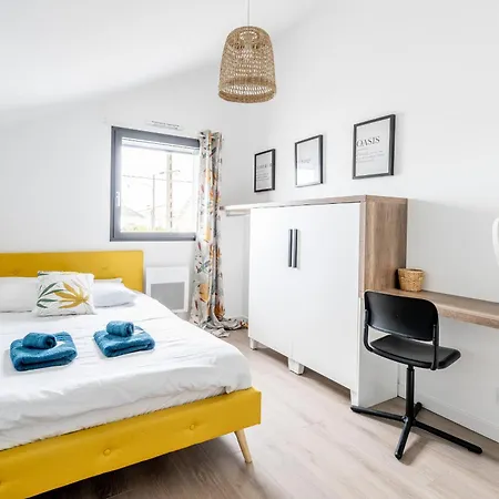 Maison Avec Jardin 15 Min Hyper Centre Nantes - Petit Beurre Feriehus Orvault